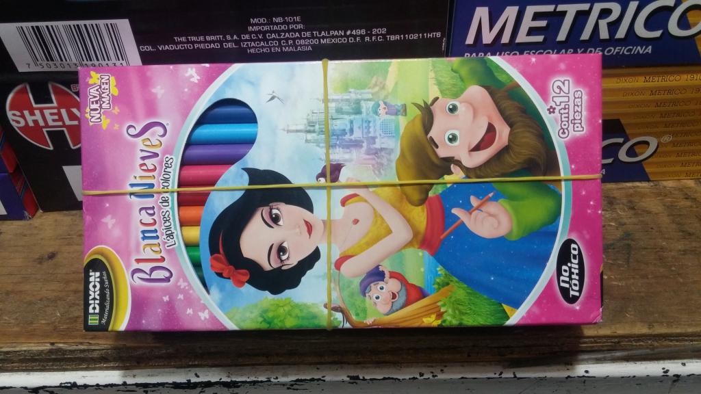 12 COLORES BLANCA LARGO