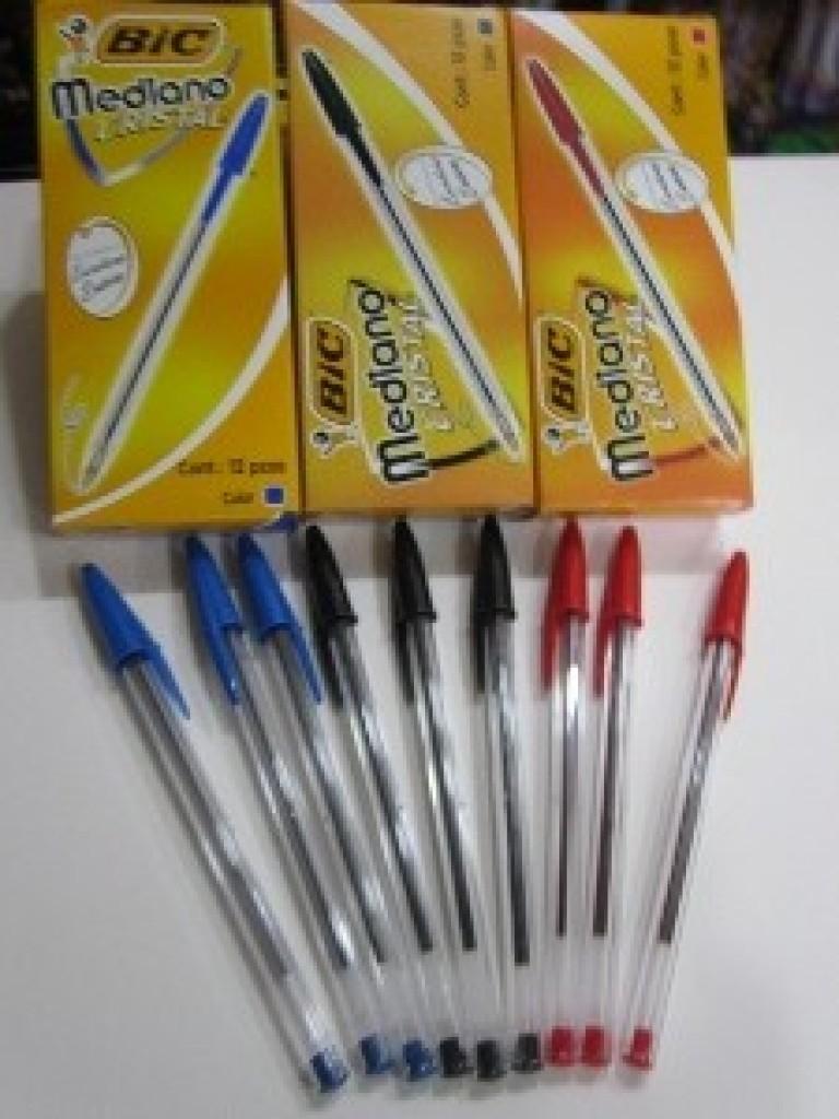 12 PLUMA BIC MEDIANO.