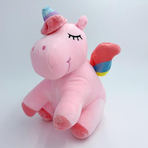 PELUCHE UNICORNIO OJITO CERRADO 26086