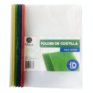 FOLDERCOSTILLAMAY0016 MÍNIMO 12 PAQUETES 60020 $40.00