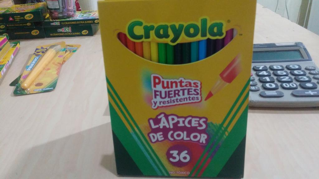 COLOR DE MADERA CRAYOLA 36 COLORES 35016