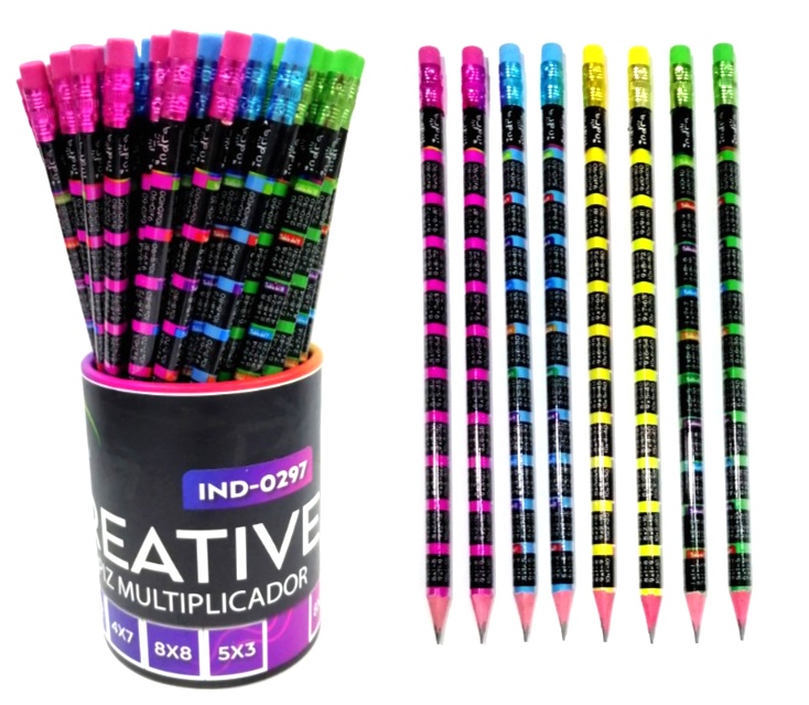 IND0297 BOTE72LAPIZTABLAS MADERA GRAFITO CREATIVE DE TABLAS $200.00 