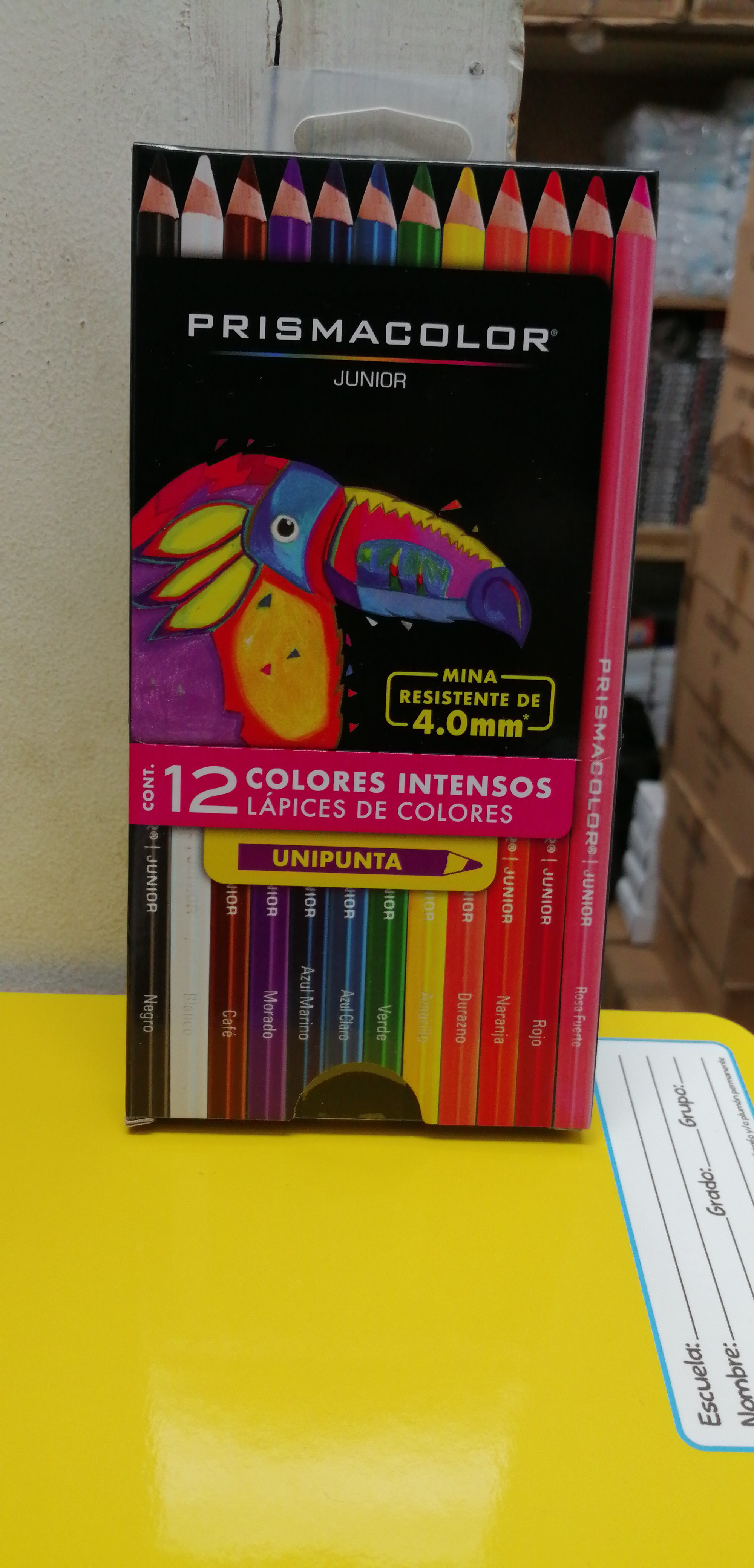 12 COLORES PRISMACOLOR JUNIOR