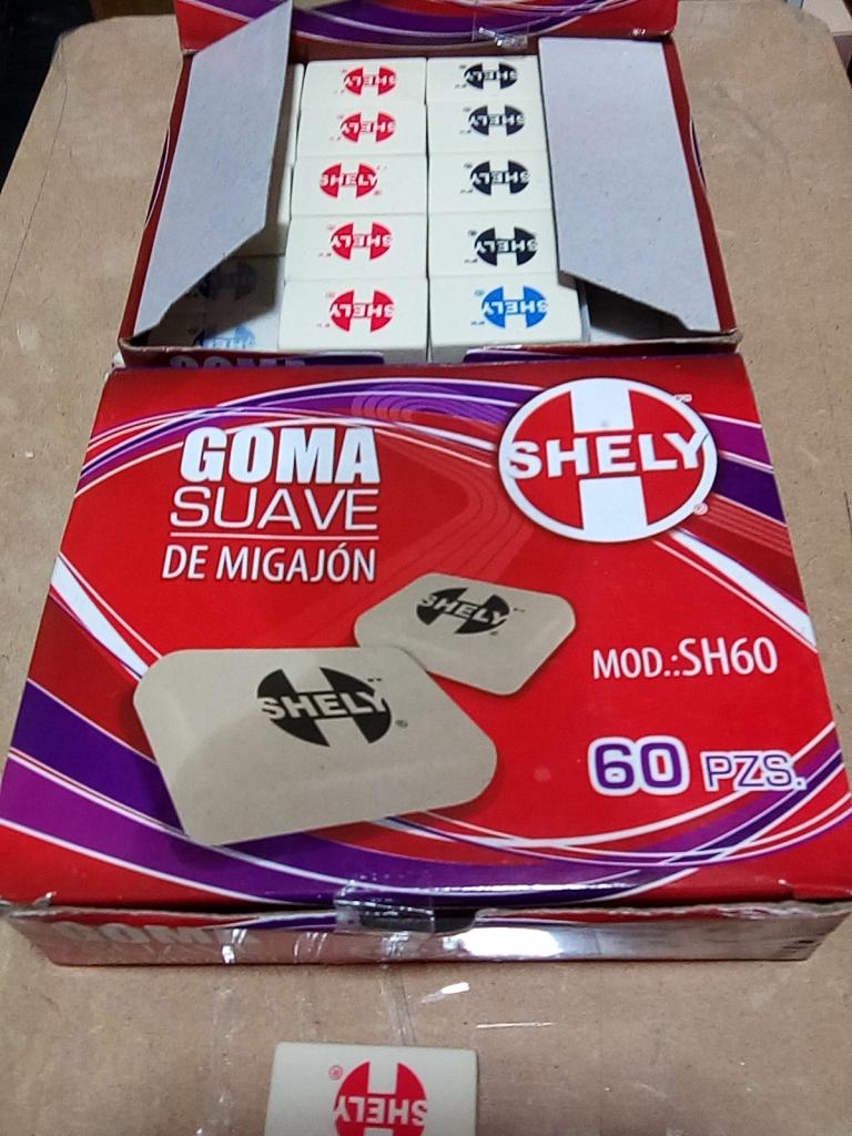 40095 SH60 CAJA CON 60 GOMAS SHELY