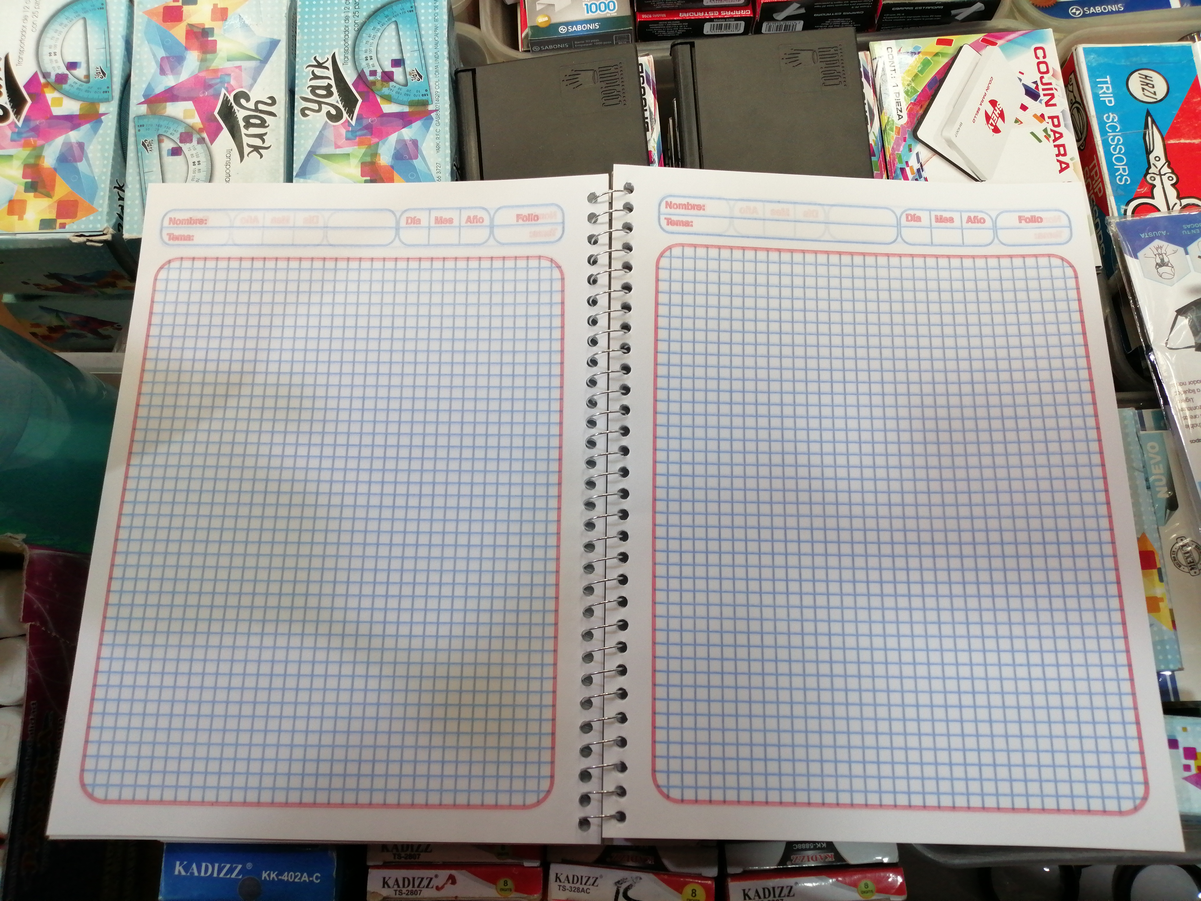 25 CUADERNO PROFESIONAL DE ESPIRAL MARCA MONKY 100 HOJAS.